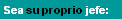Sea su propio jefe: